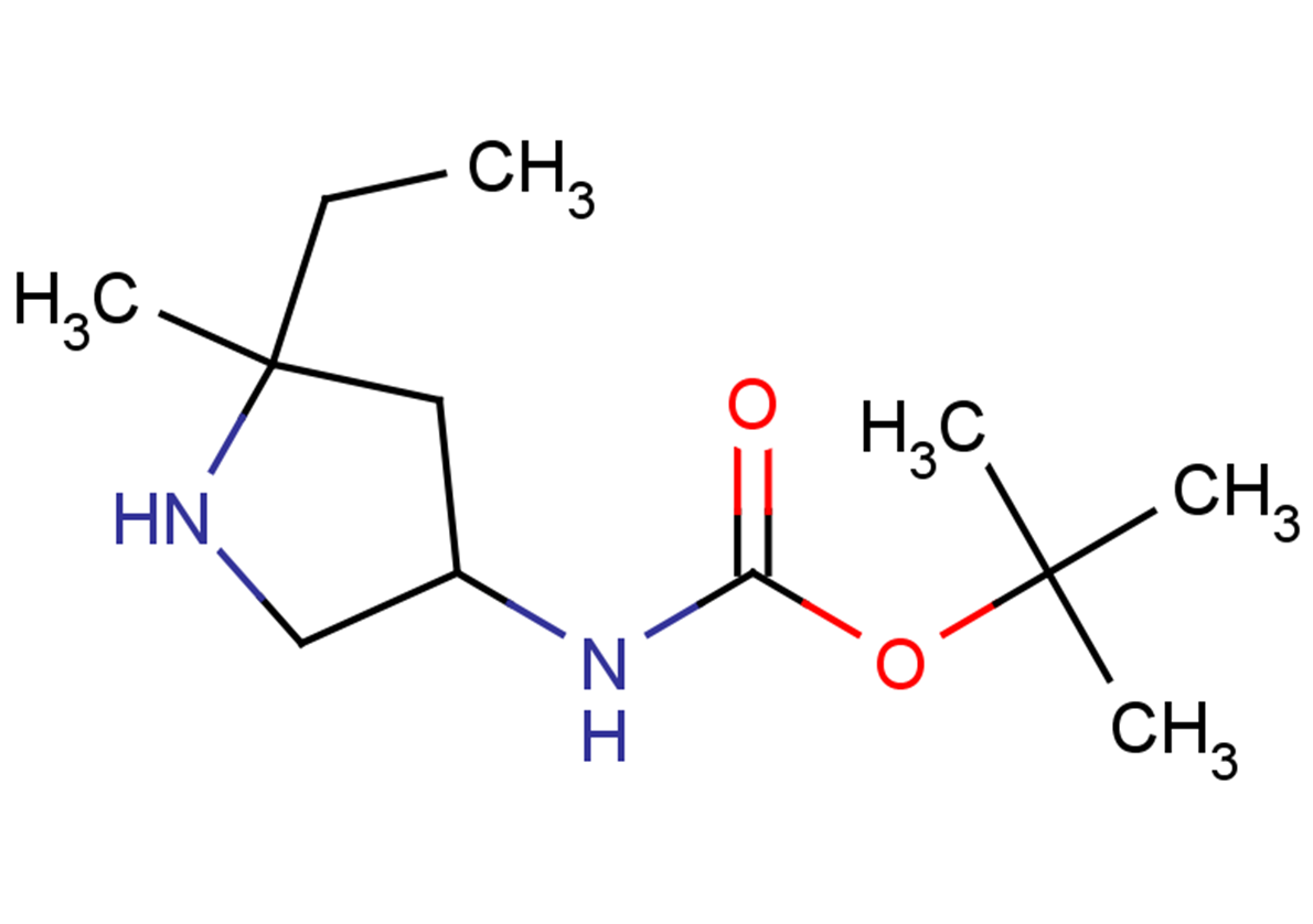 tert-butyl N-(5-ethyl-5-methylpyrrolidin-3-yl)carbamate