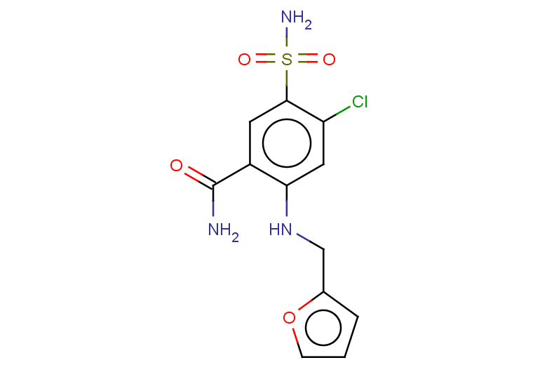 4-chloro-2-{[(furan-2-yl)methyl]amino}-5-sulfamoylbenzamide