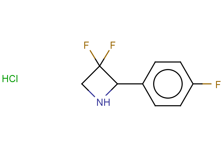 3,3-difluoro-2-(4-fluorophenyl)azetidine hydrochloride