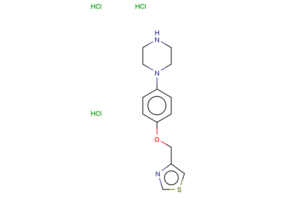 1-{4-[(1,3-thiazol-4-yl)methoxy]phenyl}piperazine trihydrochloride