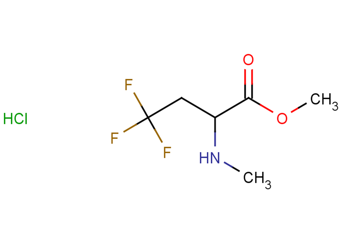 methyl 4,4,4-trifluoro-2-(methylamino)butanoate hydrochloride