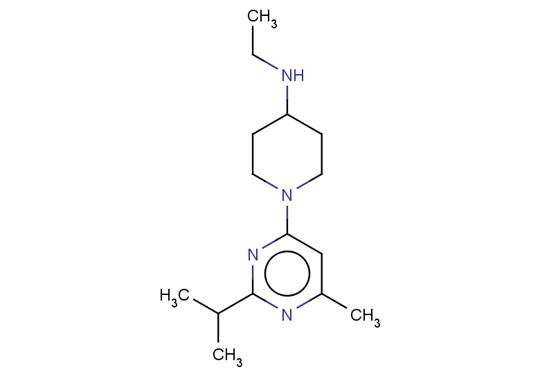 N-ethyl-1-[6-methyl-2-(propan-2-yl)pyrimidin-4-yl]piperidin-4-amine