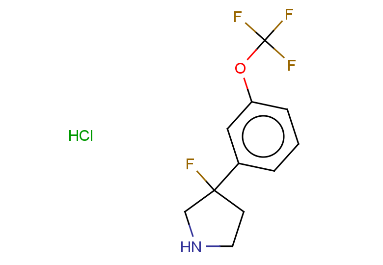3-fluoro-3-[3-(trifluoromethoxy)phenyl]pyrrolidine hydrochloride
