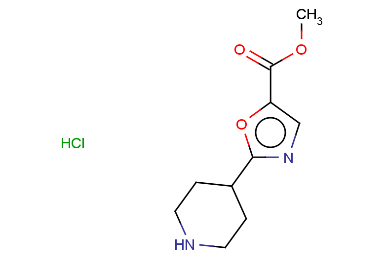 methyl 2-(piperidin-4-yl)-1,3-oxazole-5-carboxylate hydrochloride