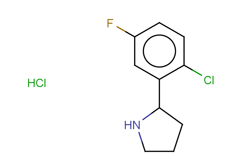 2-(2-chloro-5-fluorophenyl)pyrrolidine hydrochloride