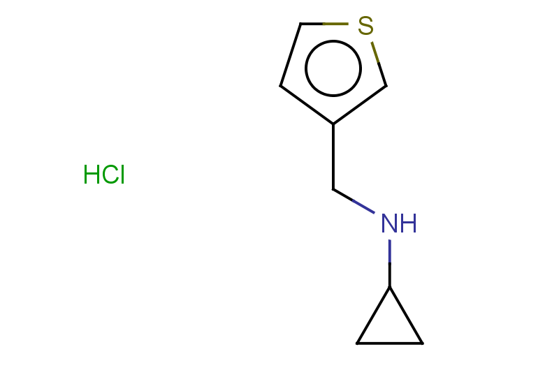 N-[(thiophen-3-yl)methyl]cyclopropanamine hydrochloride