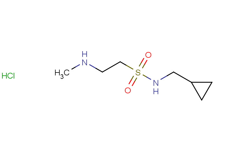 N-(cyclopropylmethyl)-2-(methylamino)ethane-1-sulfonamide hydrochloride