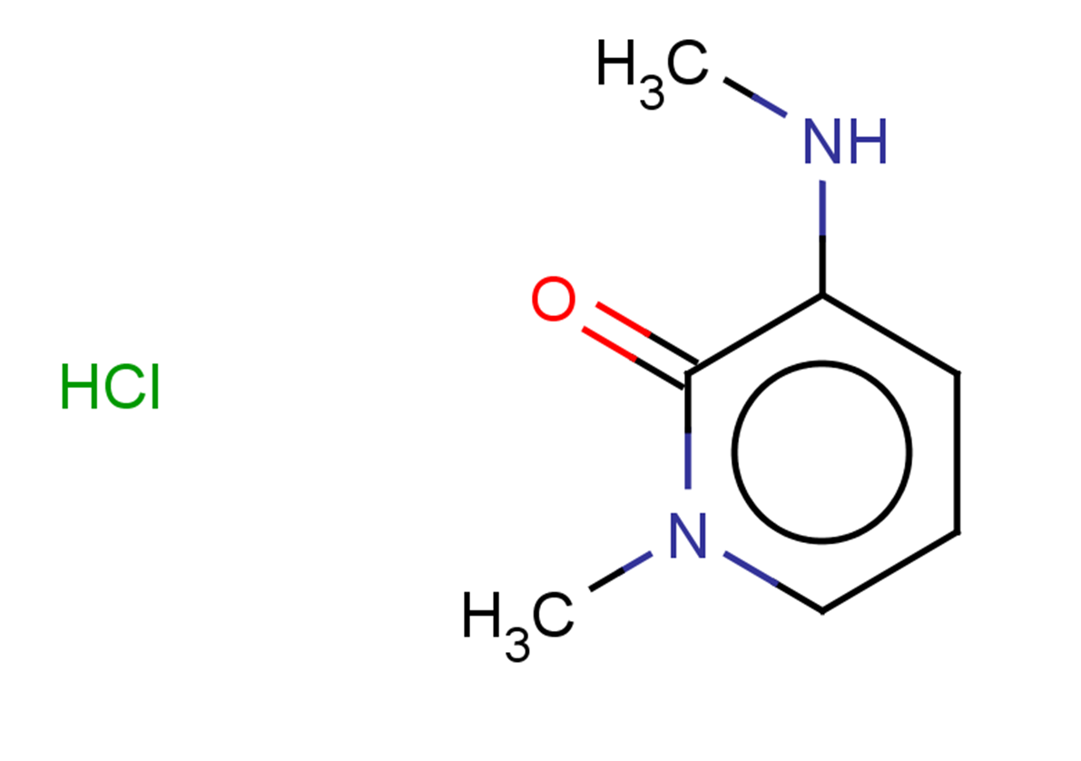 1-methyl-3-(methylamino)-1,2-dihydropyridin-2-one hydrochloride