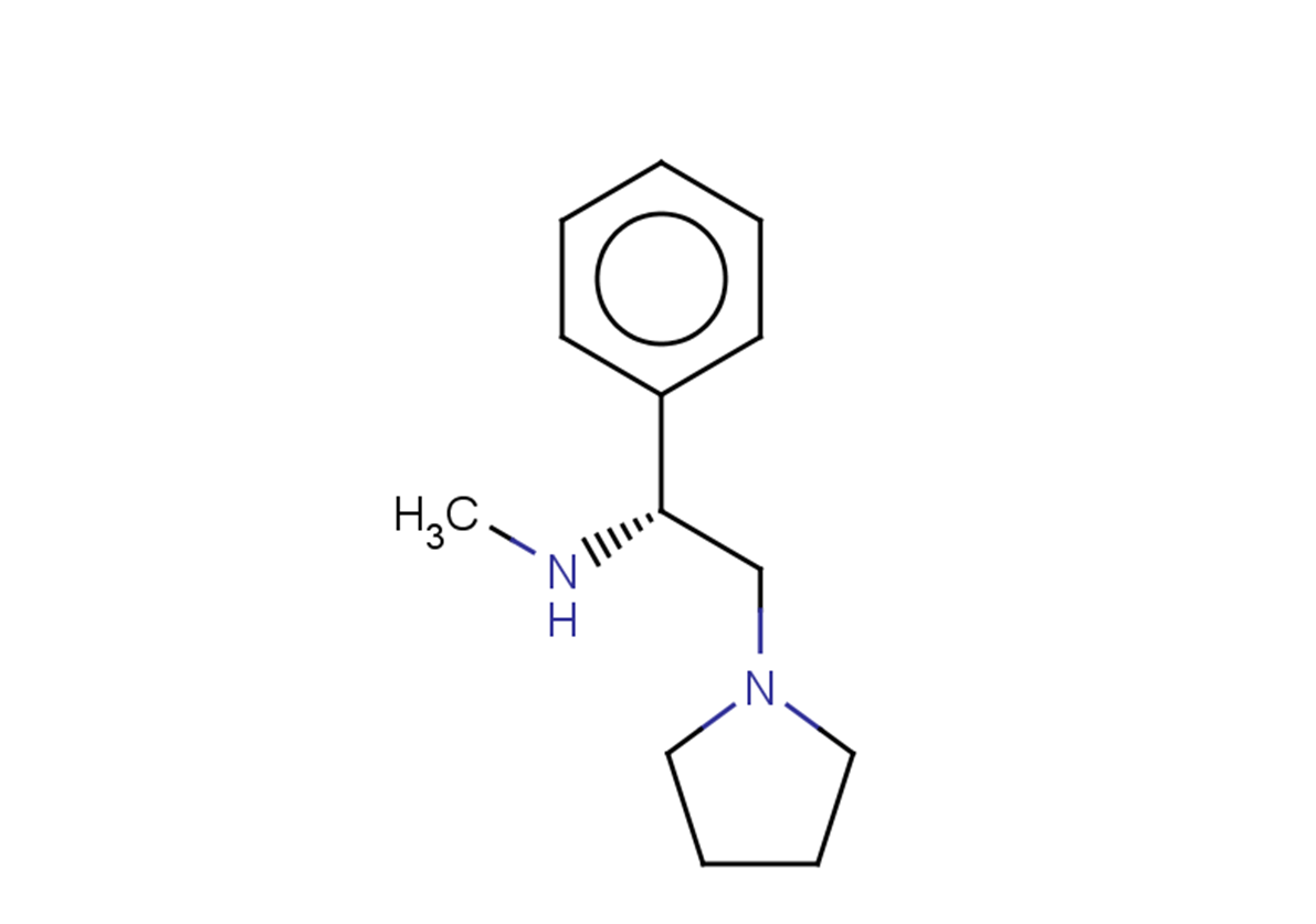 (R)-N-methyl-1-phenyl-2-(1-pyrrolidino)ethylamine