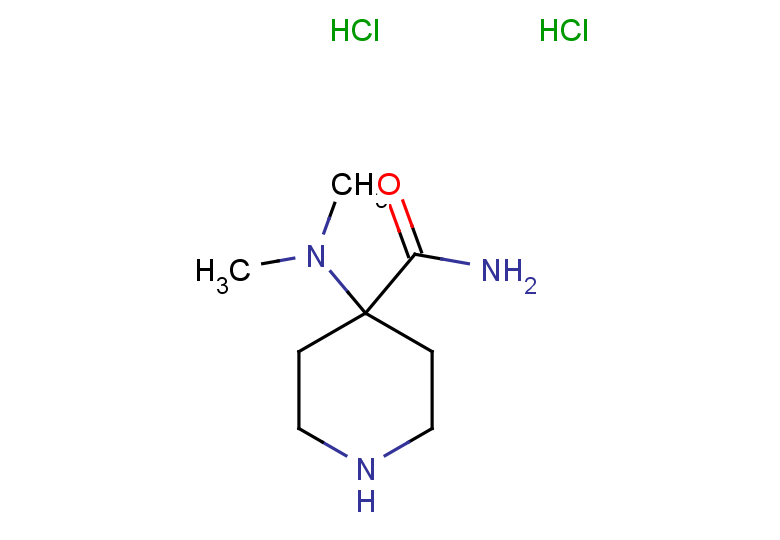 4-(dimethylamino)piperidine-4-carboxamide dihydrochloride