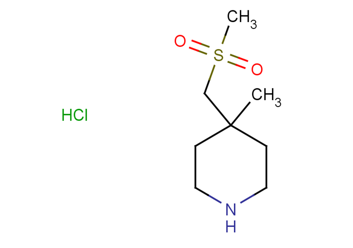 4-(methanesulfonylmethyl)-4-methylpiperidine hydrochloride