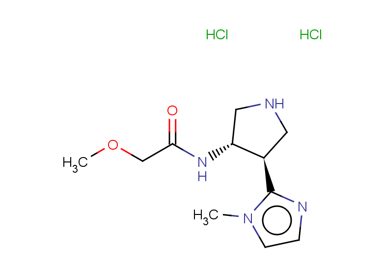 rac-2-methoxy-N-[(3R,4S)-4-(1-methyl-1H-imidazol-2-yl)pyrrolidin-3-yl]acetamide dihydrochloride, trans