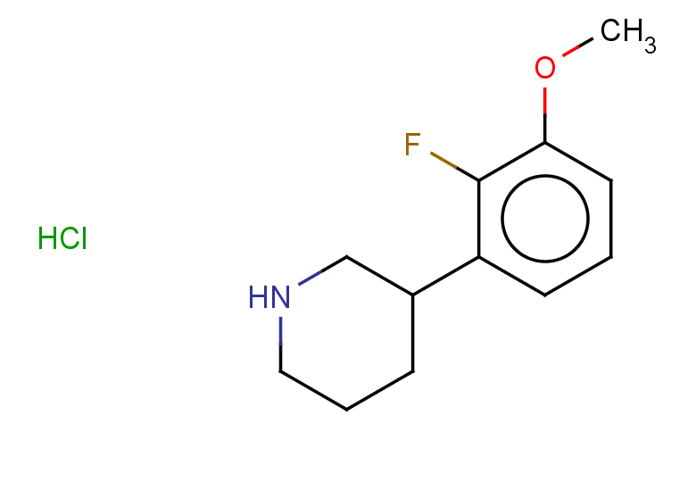 3-(2-fluoro-3-methoxyphenyl)piperidine hydrochloride