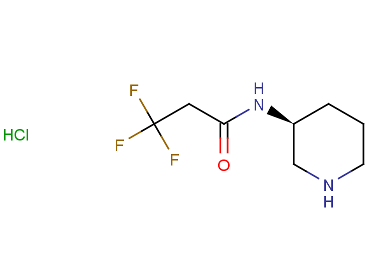 3,3,3-trifluoro-N-[(3S)-piperidin-3-yl]propanamide hydrochloride