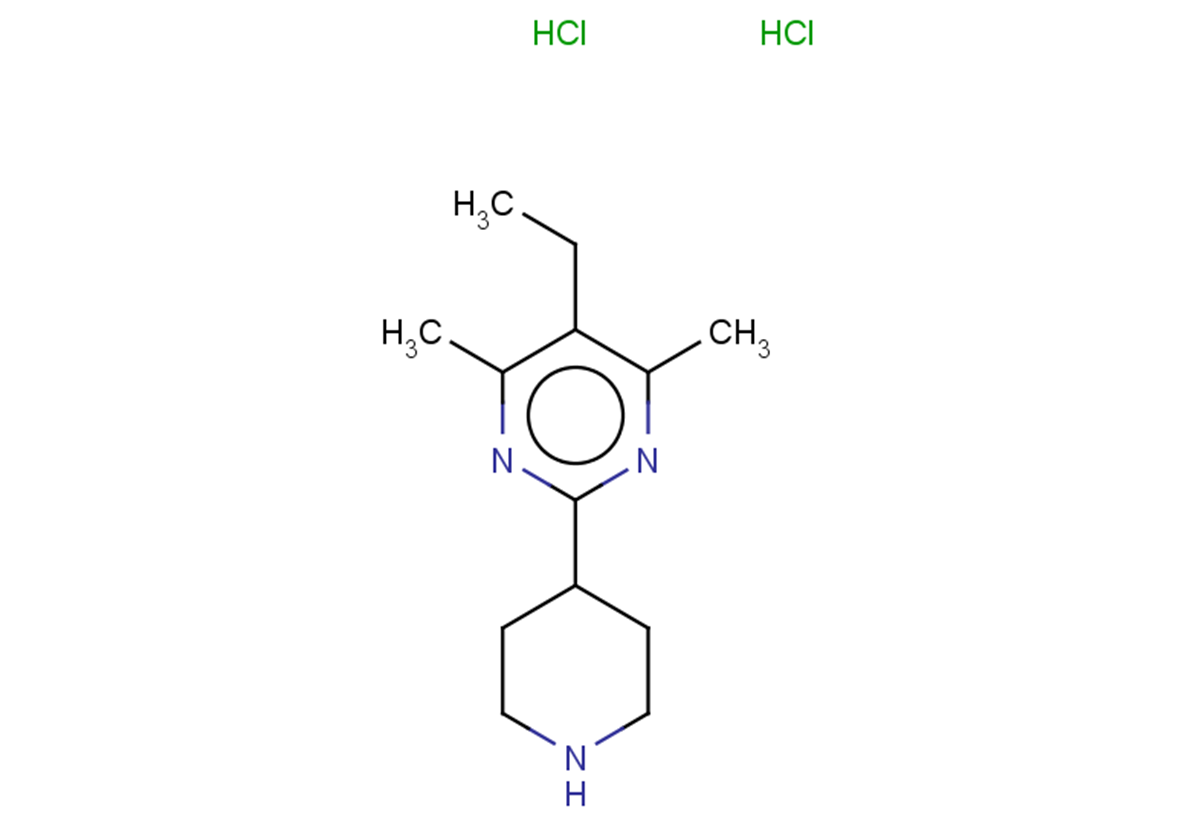 5-ethyl-4,6-dimethyl-2-(piperidin-4-yl)pyrimidine dihydrochloride