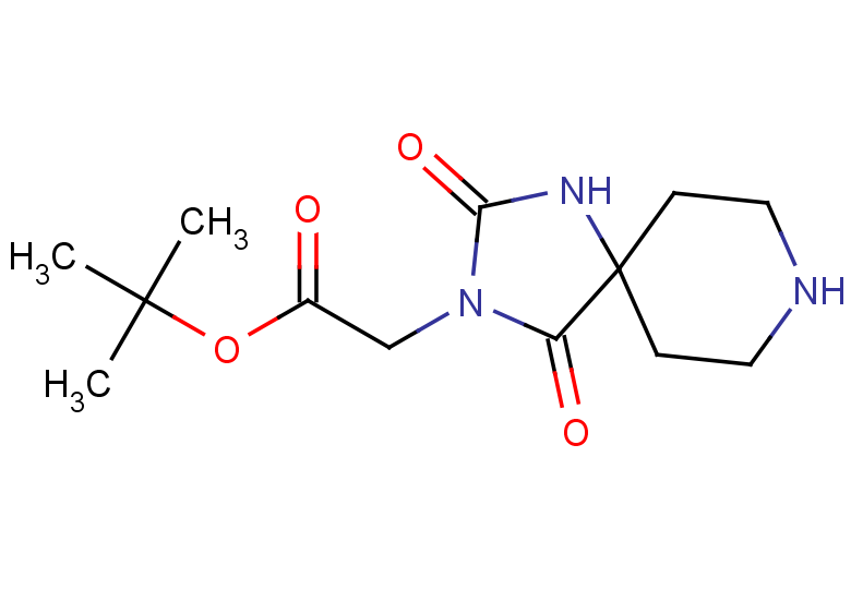 tert-butyl 2-{2,4-dioxo-1,3,8-triazaspiro[4.5]decan-3-yl}acetate