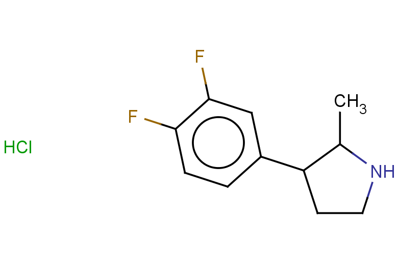 3-(3,4-difluorophenyl)-2-methylpyrrolidine hydrochloride