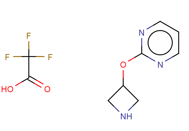 2-(azetidin-3-yloxy)pyrimidine, trifluoroacetic acid