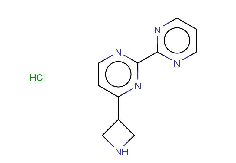 4-(azetidin-3-yl)-2-(pyrimidin-2-yl)pyrimidine hydrochloride