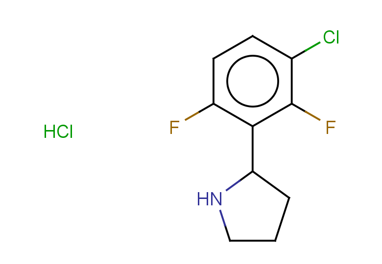 2-(3-chloro-2,6-difluorophenyl)pyrrolidine hydrochloride