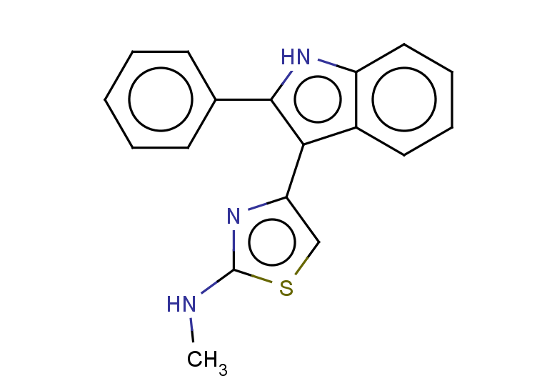 N-methyl-4-(2-phenyl-1H-indol-3-yl)-1,3-thiazol-2-amine