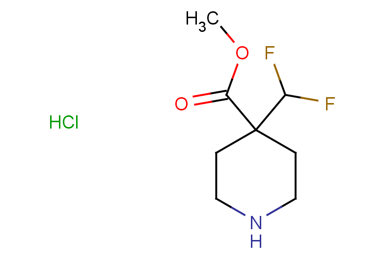 methyl 4-(difluoromethyl)piperidine-4-carboxylate hydrochloride