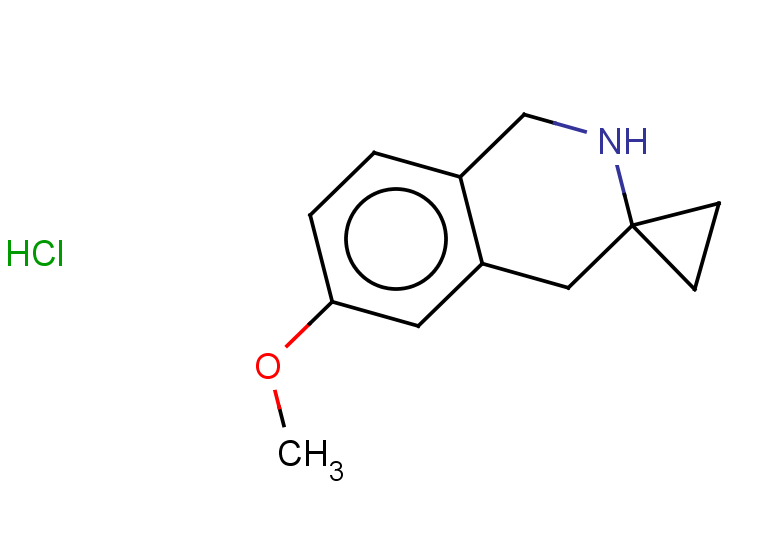 6'-methoxy-2',4'-dihydro-1'H-spiro[cyclopropane-1,3'-isoquinoline] hydrochloride