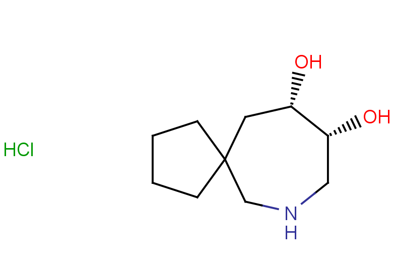 rac-(9R,10S)-7-azaspiro[4.6]undecane-9,10-diol hydrochloride, cis