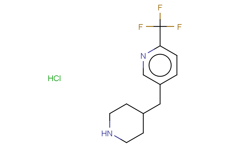 5-[(piperidin-4-yl)methyl]-2-(trifluoromethyl)pyridine hydrochloride