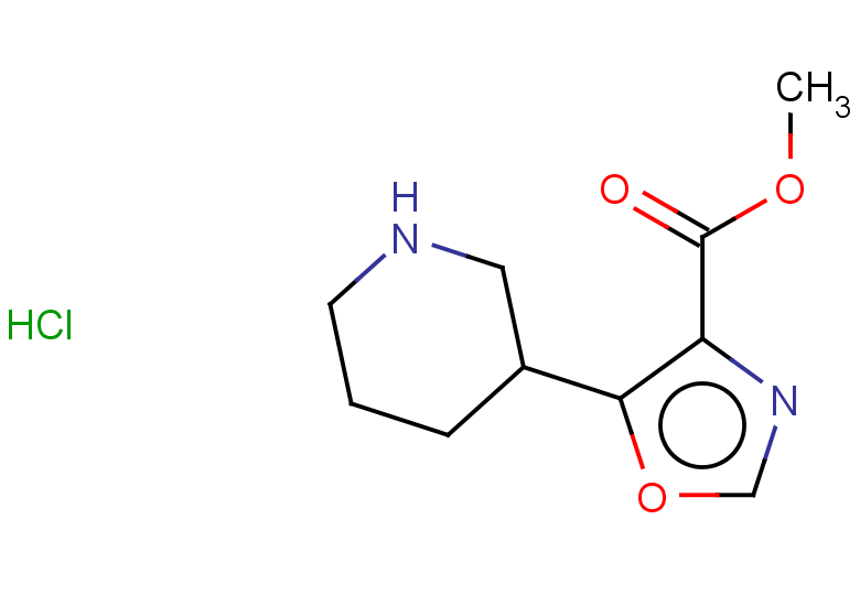 methyl 5-(piperidin-3-yl)-1,3-oxazole-4-carboxylate hydrochloride