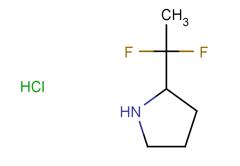 2-(1,1-difluoroethyl)pyrrolidine hydrochloride