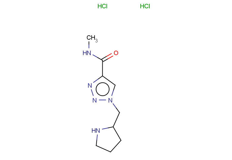 N-methyl-1-[(pyrrolidin-2-yl)methyl]-1H-1,2,3-triazole-4-carboxamide dihydrochloride