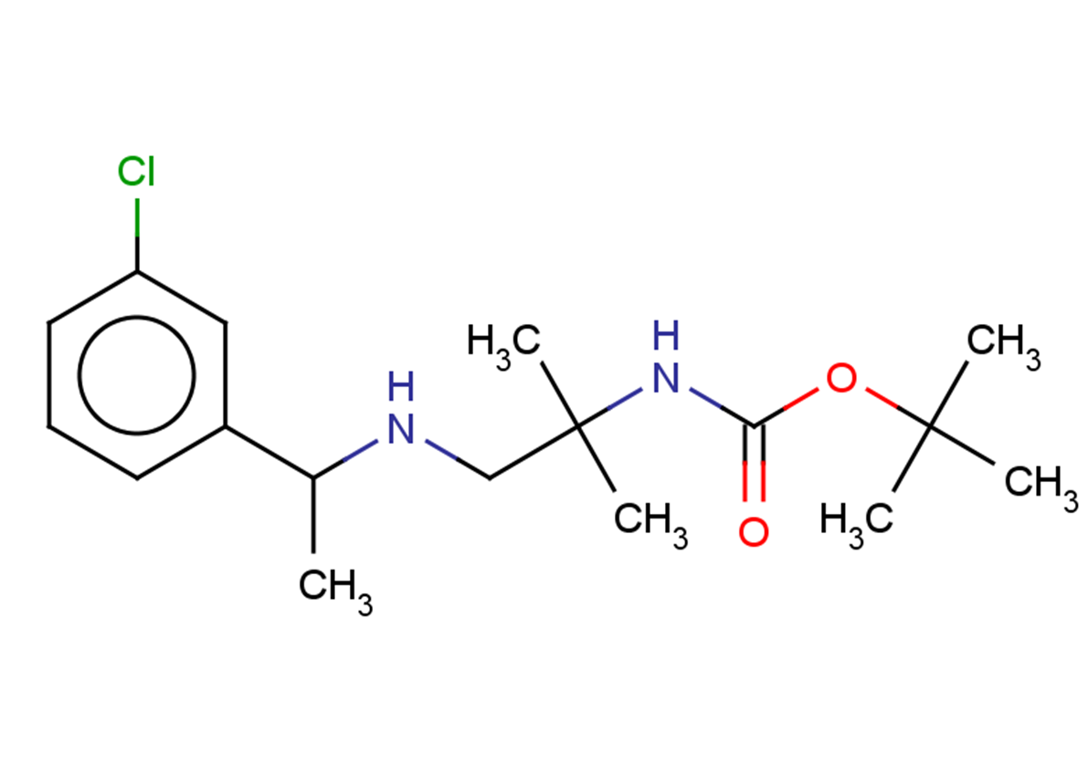 tert-butyl N-(1-{[1-(3-chlorophenyl)ethyl]amino}-2-methylpropan-2-yl)carbamate