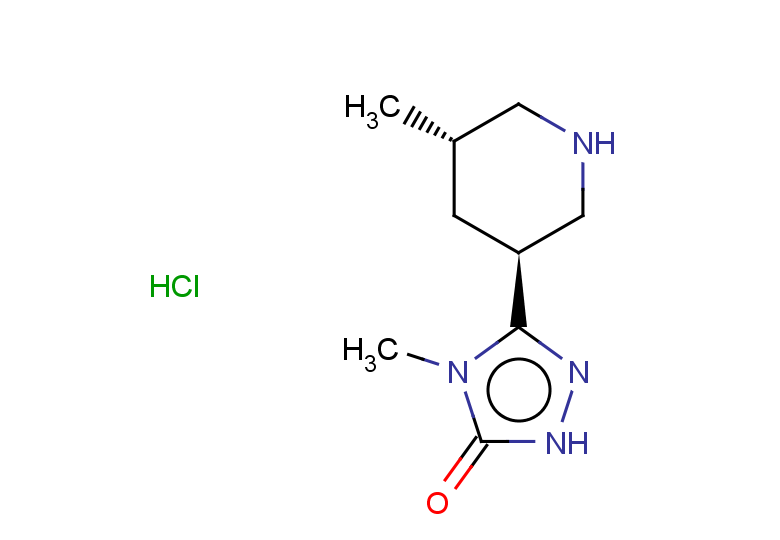 rac-4-methyl-3-[(3R,5R)-5-methylpiperidin-3-yl]-4,5-dihydro-1H-1,2,4-triazol-5-one hydrochloride, trans
