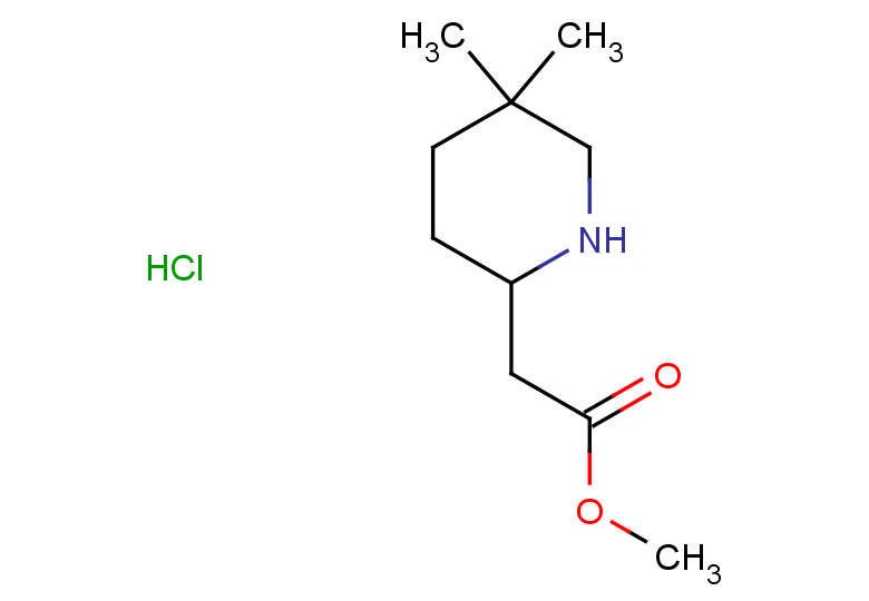 methyl 2-(5,5-dimethylpiperidin-2-yl)acetate hydrochloride