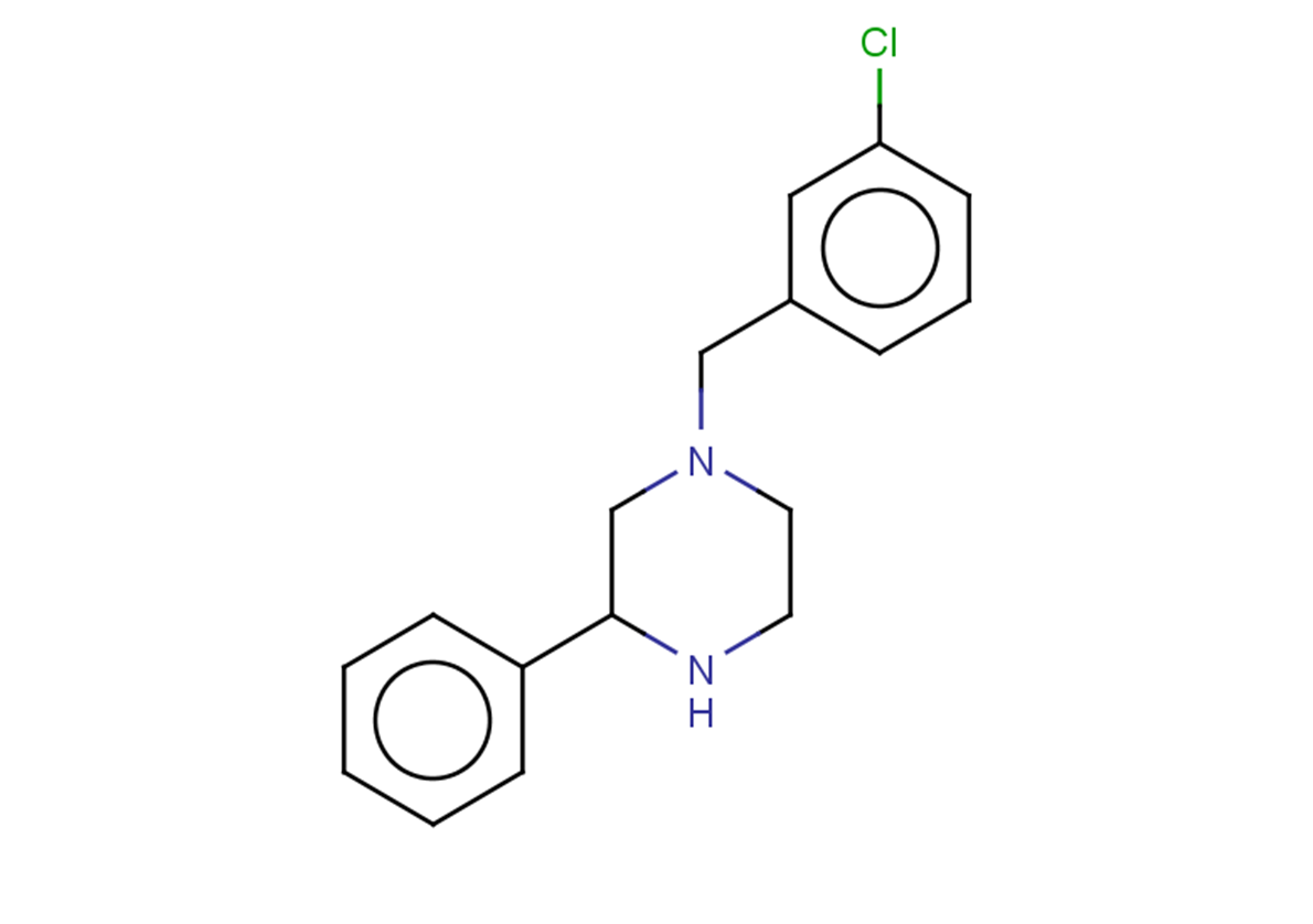1-[(3-chlorophenyl)methyl]-3-phenylpiperazine