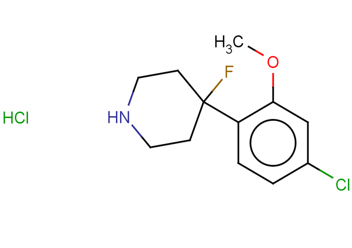 4-(4-chloro-2-methoxyphenyl)-4-fluoropiperidine hydrochloride