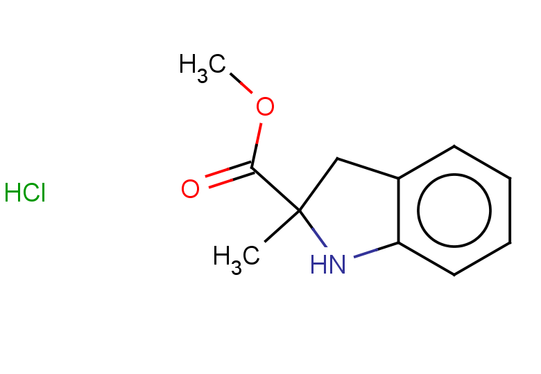 methyl 2-methyl-2,3-dihydro-1H-indole-2-carboxylate hydrochloride