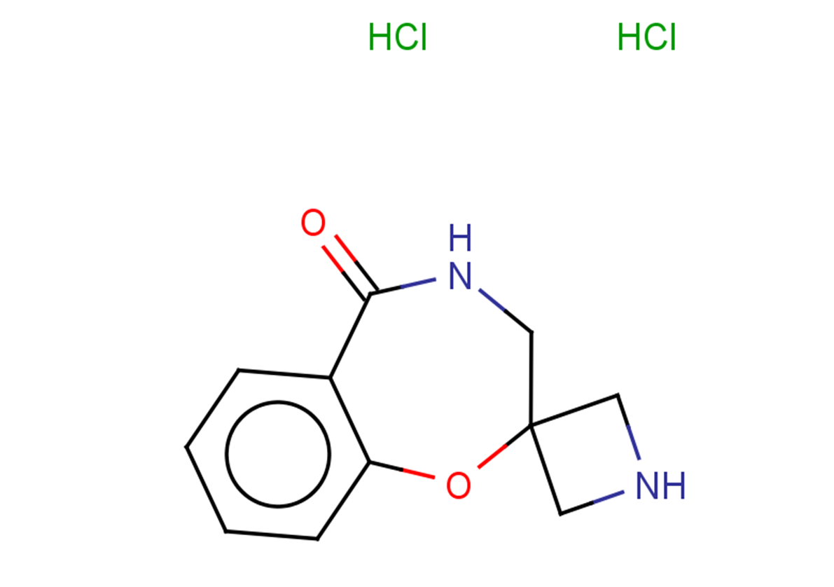 4',5'-dihydro-3'H-spiro[azetidine-3,2'-[1,4]benzoxazepine]-5'-one dihydrochloride