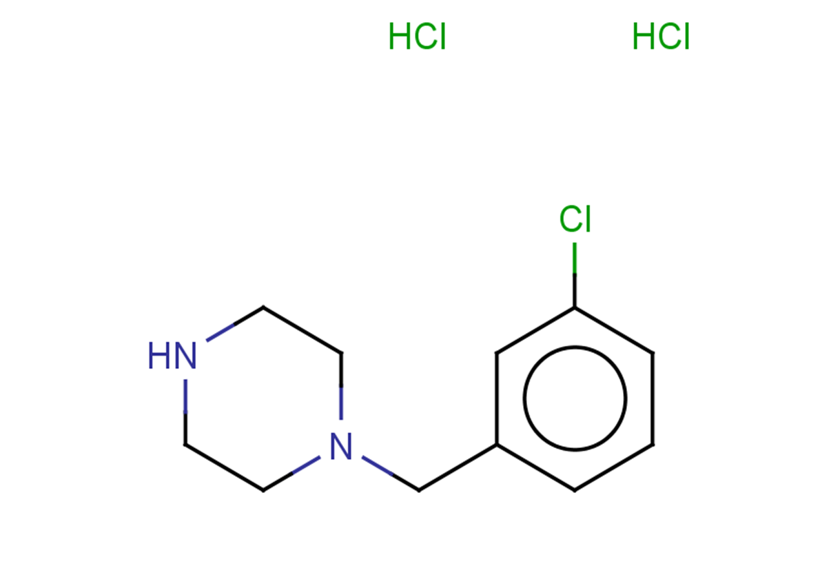 1-[(3-chlorophenyl)methyl]piperazine dihydrochloride