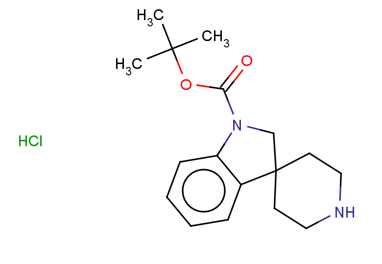 tert-butyl 1,2-dihydrospiro[indole-3,4'-piperidine]-1-carboxylate hydrochloride
