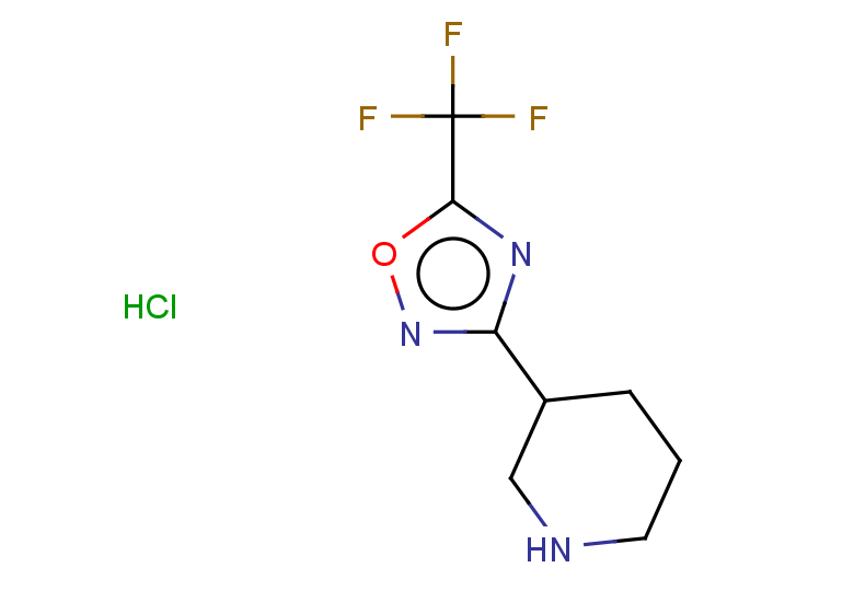 3-[5-(trifluoromethyl)-1,2,4-oxadiazol-3-yl]piperidine hydrochloride