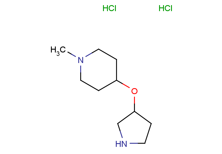 1-methyl-4-(pyrrolidin-3-yloxy)piperidine dihydrochloride