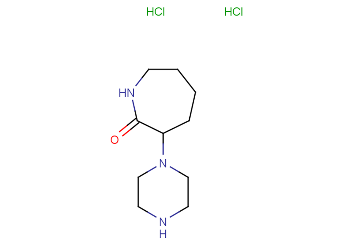 3-(piperazin-1-yl)azepan-2-one dihydrochloride