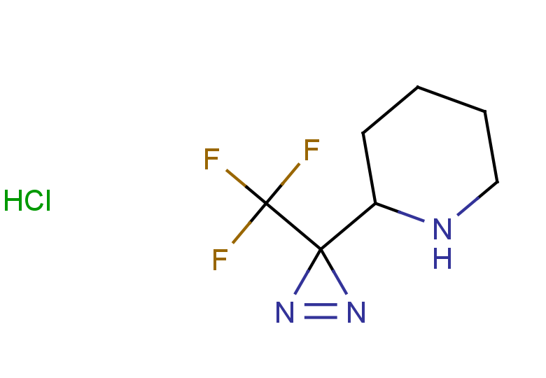 2-[3-(trifluoromethyl)-3H-diazirin-3-yl]piperidine hydrochloride