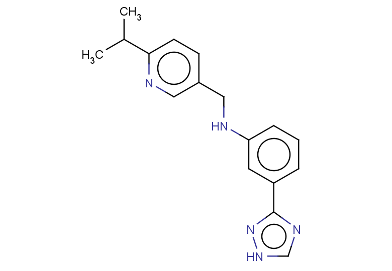 N-{[6-(propan-2-yl)pyridin-3-yl]methyl}-3-(1H-1,2,4-triazol-3-yl)aniline