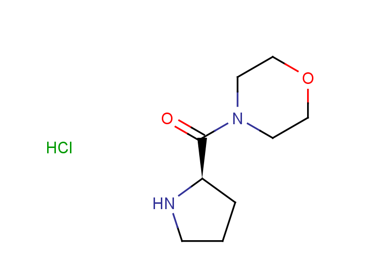 4-[(2R)-pyrrolidine-2-carbonyl]morpholine hydrochloride