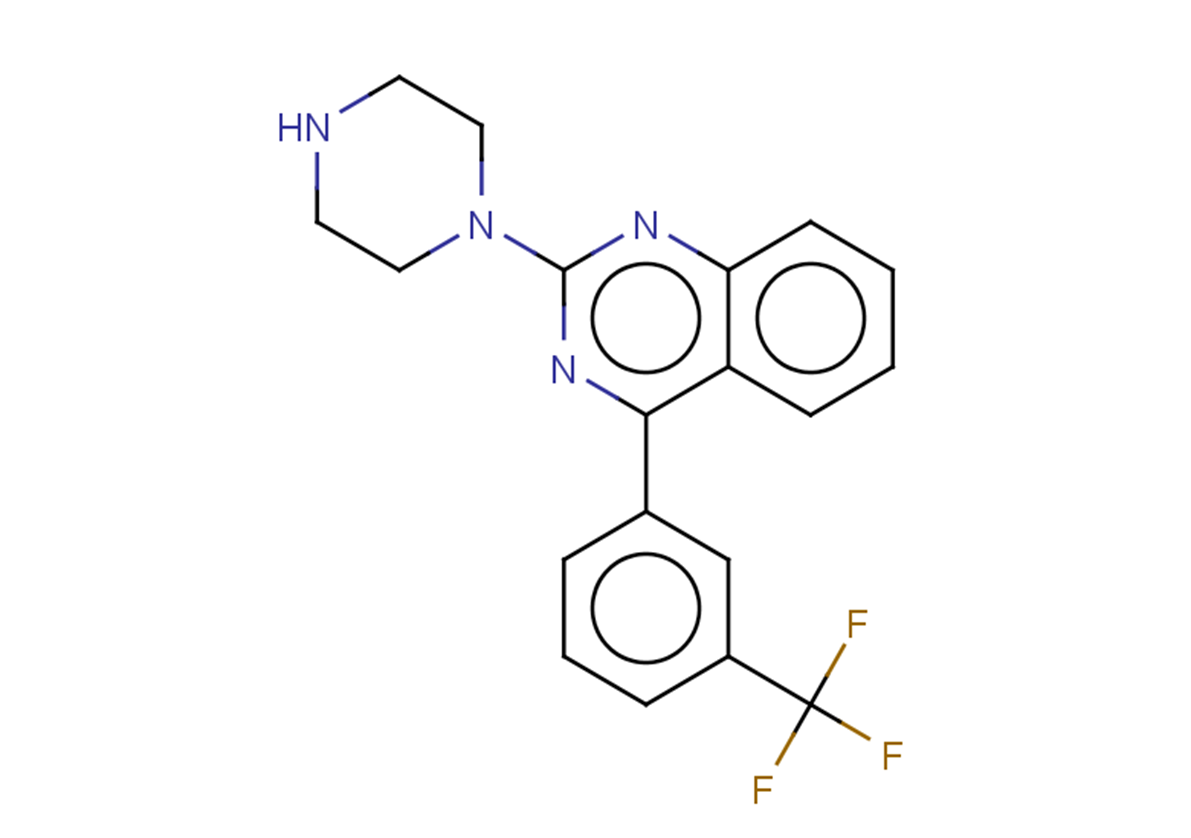 2-(piperazin-1-yl)-4-[3-(trifluoromethyl)phenyl]quinazoline