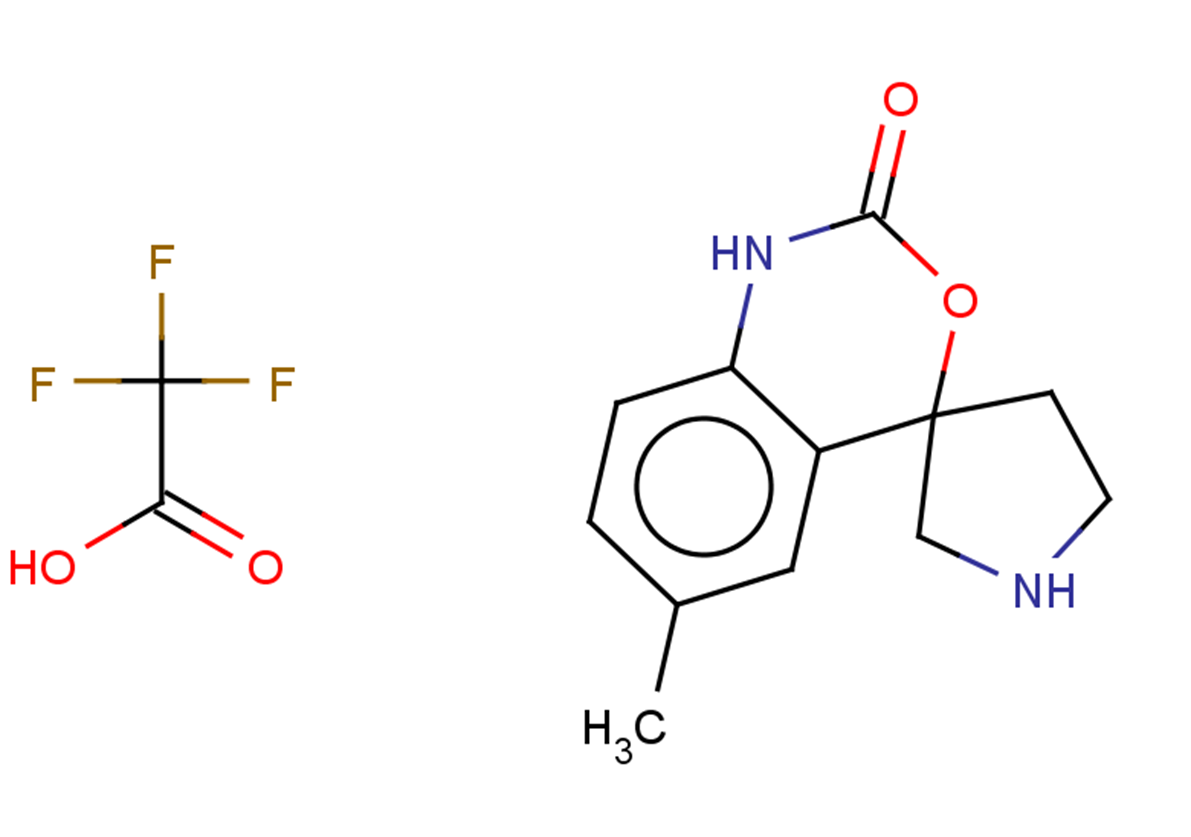 6-methyl-1,2-dihydrospiro[3,1-benzoxazine-4,3'-pyrrolidin]-2-one, trifluoroacetic acid