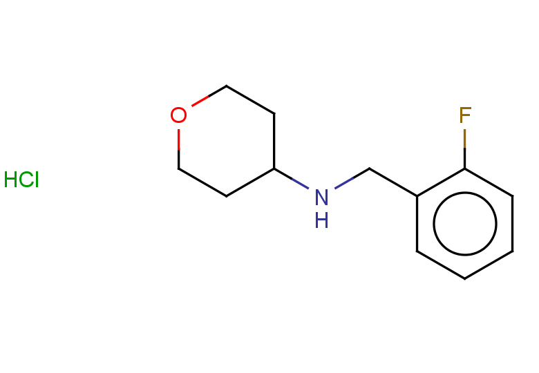 N-[(2-fluorophenyl)methyl]oxan-4-amine hydrochloride